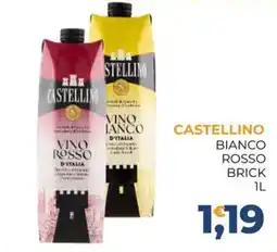 Moderna Castellino vino bianco rosso brick offerta
