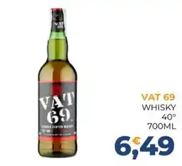 Moderna Vat 69 whisky offerta
