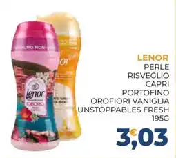 Moderna Lenor Perle Risveglio Capri Portofino Orofiori Vaniglia Unstoppables Fresh offerta