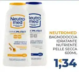 Moderna Neutromed bagnodoccia idratante nutriente pelle secca offerta
