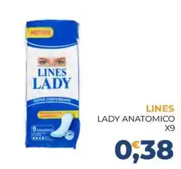 Moderna Lines lady anatomico offerta