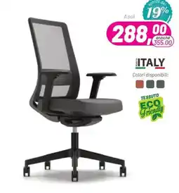 Buffetti Sedia ergonomica offerta