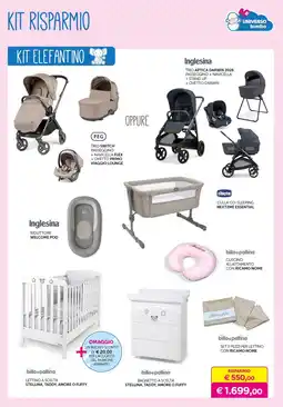 Universo Bimbo Kit risparmio kit elefantino offerta