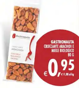 Deco Iperstore Gastronauta croccante arachidi e miele biologico offerta