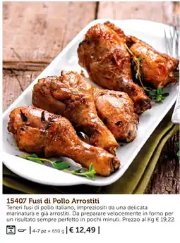 Bofrost Fusi di Pollo Arrostiti offerta