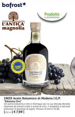 Bofrost Aceto Balsamico di Modena I.G.P. "Edizione Oro" offerta