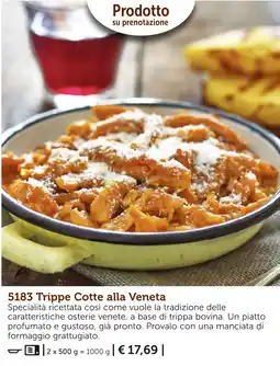 Bofrost Trippe Cotte alla Veneta offerta