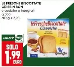 Panorama le Fresche Biscottate Classiche Grissin Bon offerta
