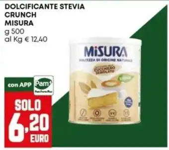 Dolcificante Stevia Crunch Misura