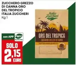 Panorama Zucchero grezzo di canna oro del tropico Italia Zuccheri offerta