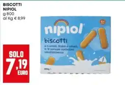 Panorama Biscotti Nipiol offerta