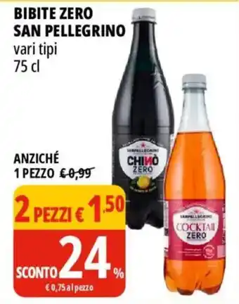 Bibite Zero San Pellegrino