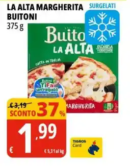 Tigros La alta margherita buitoni offerta