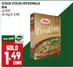 Panorama Couscous integrale Bio offerta