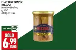 Panorama Filetti di tonno Rizzoli offerta