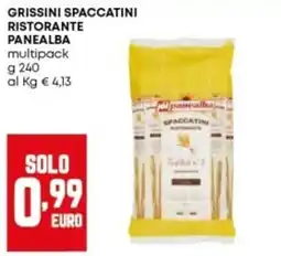 Panorama Grissini spaccatini ristorante panealba offerta