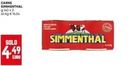 Panorama Carne Simmenthal offerta