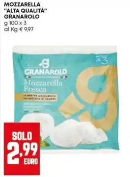 Panorama Mozzarella Fresca Granarolo offerta