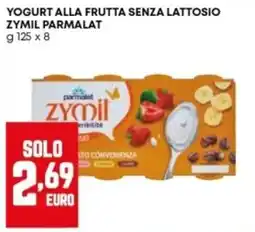 Panorama Yogurt alla frutta senza lattosio Zymil Parmalat offerta