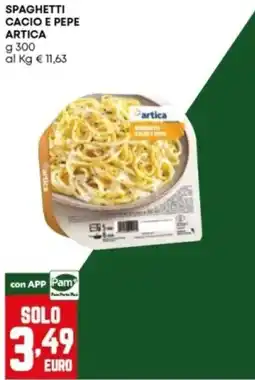 Panorama Spaghetti cacio e pepe Artica offerta