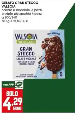 Panorama Gelato gran stecco Valsoia offerta