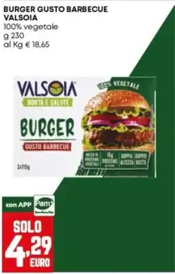 Panorama Burger gusto barbecue Valsòia offerta
