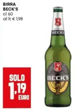 Panorama Birra Beck's offerta