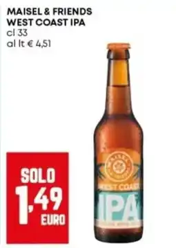 Panorama Maisel & Friends West Coast IPA offerta