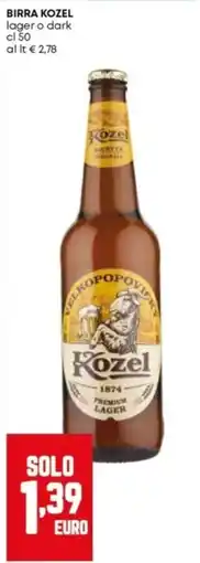 Panorama Birra Kozel offerta