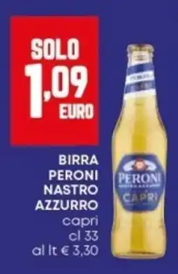 Panorama Birra Peroni Nastro Azzurro Capri offerta
