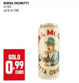 Panorama Birra Moretti offerta