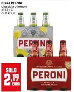 Panorama Birra Peroni offerta