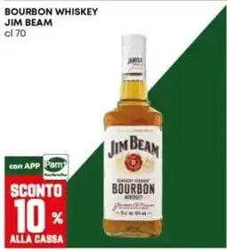 Panorama Jim Beam Bourbon Whiskey offerta