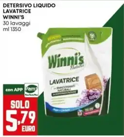 Panorama Detersivo liquido lavatrice Winni's offerta