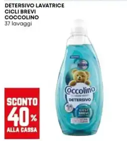 Panorama Detersivo lavatrice Coccolino cicli brevi offerta