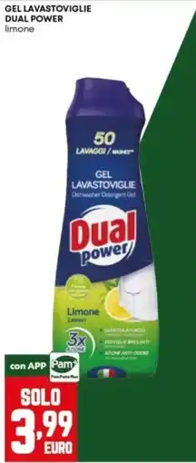 Panorama Dual power gel lavastoviglie limone offerta