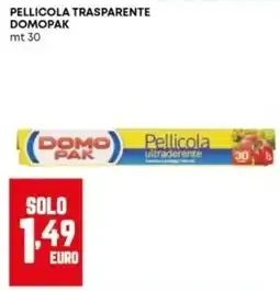 Panorama Pellicola trasparente Domopak offerta