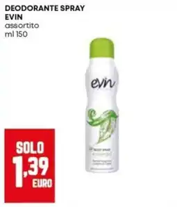 Panorama Deodorante spray Evin offerta