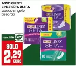 Panorama Assorbenti Lines Seta Ultra offerta