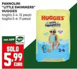 Panorama Pannolini little swimmers Huggies offerta