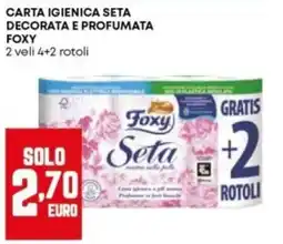 Panorama Carta igienica seta Foxy offerta