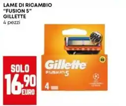 Panorama Lame di ricambio Fusion 5 Gillette offerta