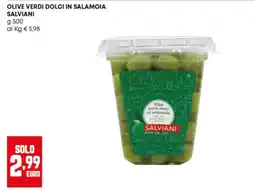 Panorama Olive verdi dolci in salamoia Salviani offerta
