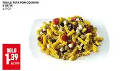 Panorama Fusilli feta pomodorini e olive offerta