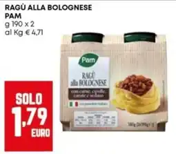 Panorama Ragù alla bolognese Pam offerta