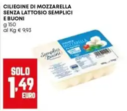 Panorama Ciliegine di mozzarella senza lattosio semplici e buoni offerta