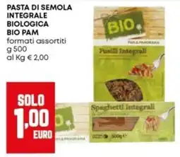Panorama Pasta di semola integrale biologica Bio Pam offerta