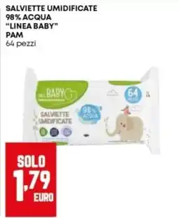 Panorama Salviette umidificate linea baby Pam offerta