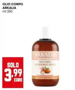 Panorama Olio corpo mandorle dolci Arkalia offerta