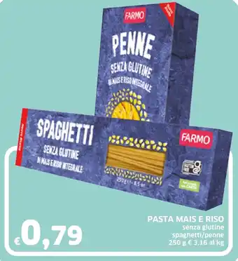 Ecu Discount Farmo Pasta Mais e Riso 250g offerta